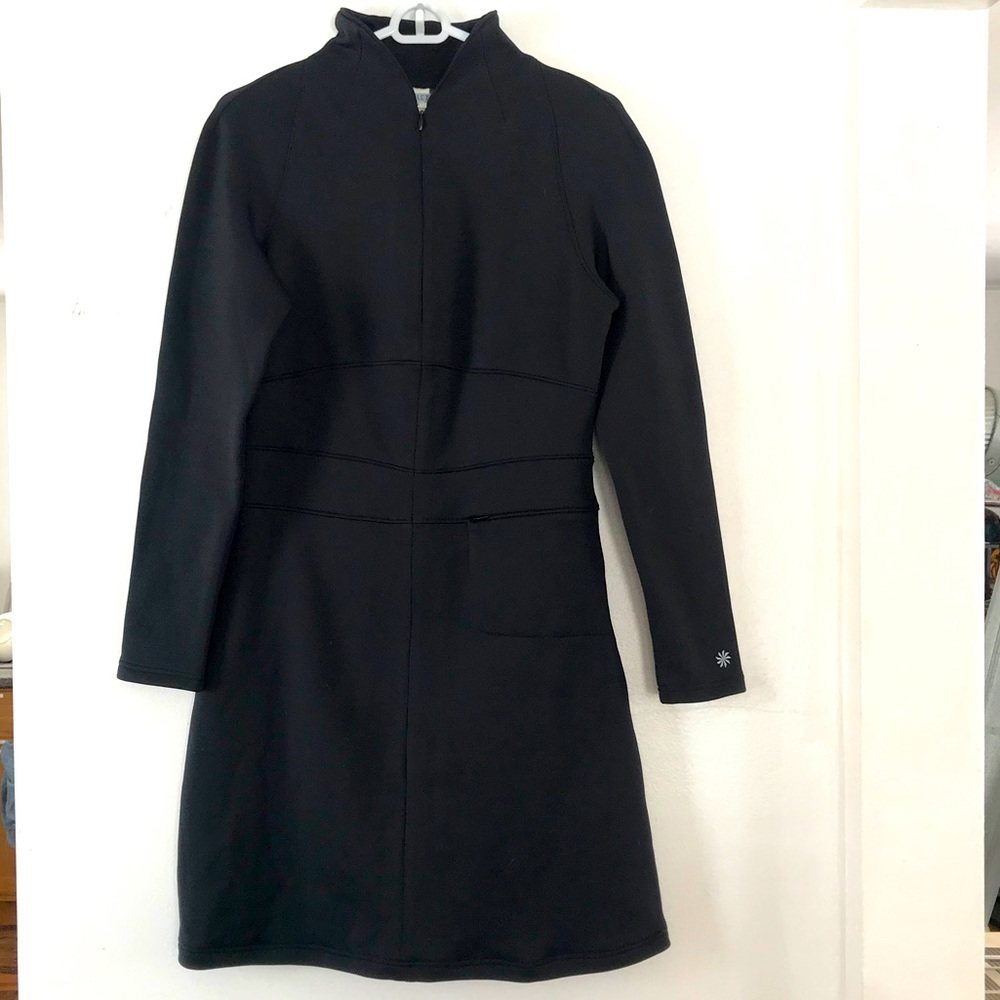 Athleta scuba half zip dress Medium